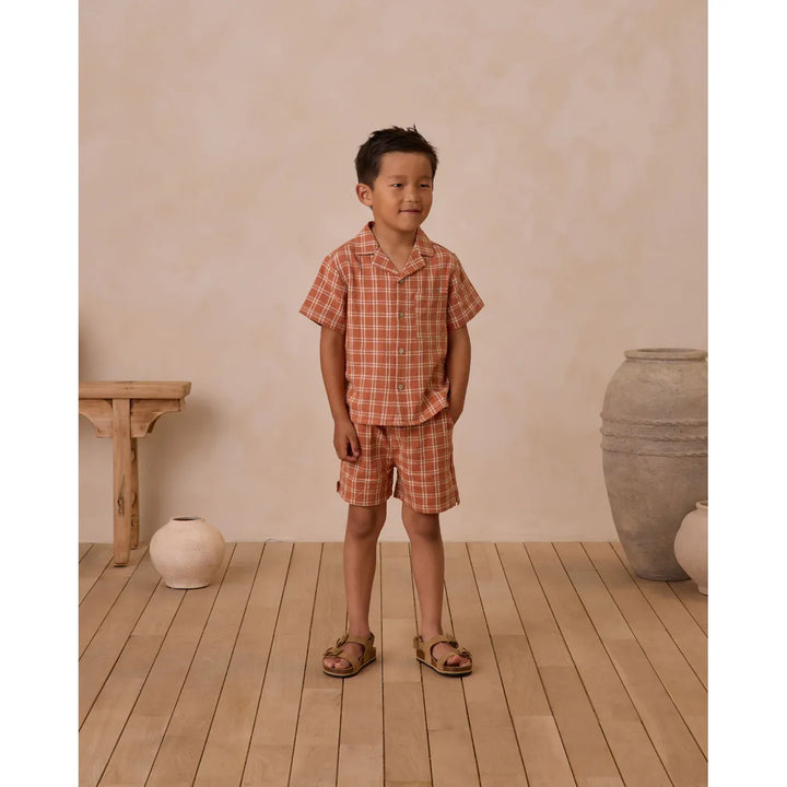 RYLEE + CRU Perry Short || Poppy Check