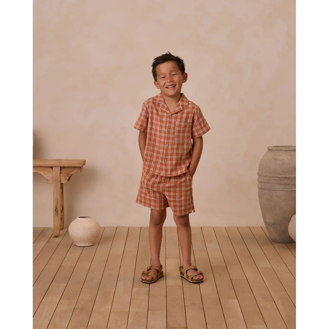 RYLEE + CRU Perry Short || Poppy Check