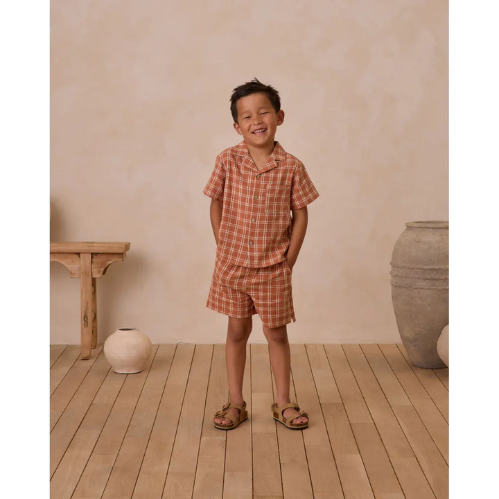 RYLEE + CRU Perry Short || Poppy Check