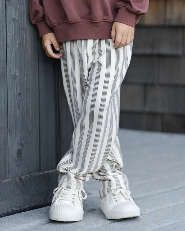 RYLEE + CRU Rory Pant || Brown Stripe