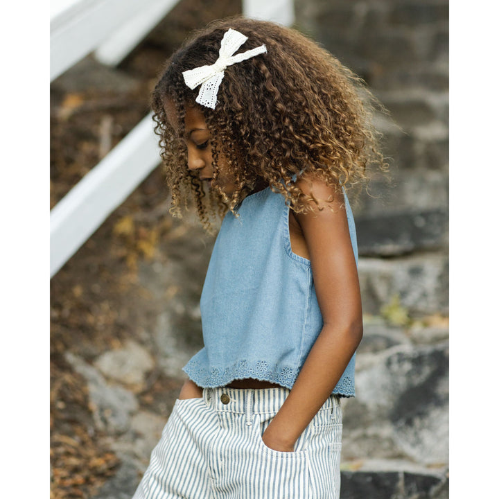 Aaron Top || Washed Blue