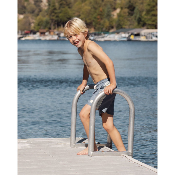 RYLEE + CRU Paneled Boardshort || Marine