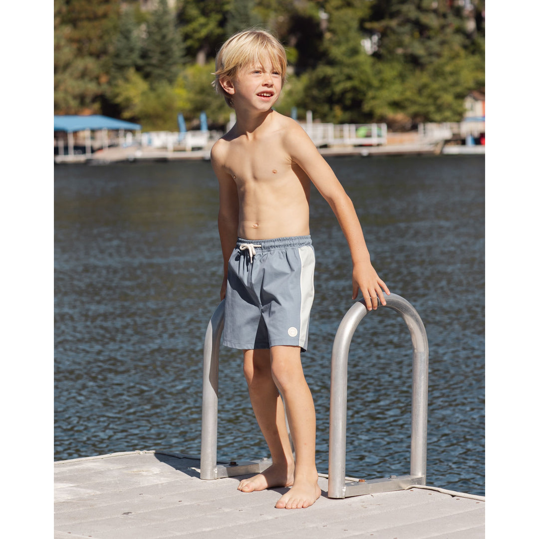 RYLEE + CRU Paneled Boardshort || Marine