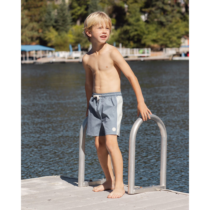 RYLEE + CRU Paneled Boardshort || Marine