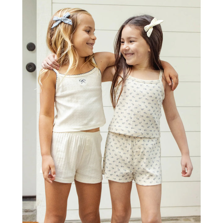 Pointelle Lounge Set Ivory