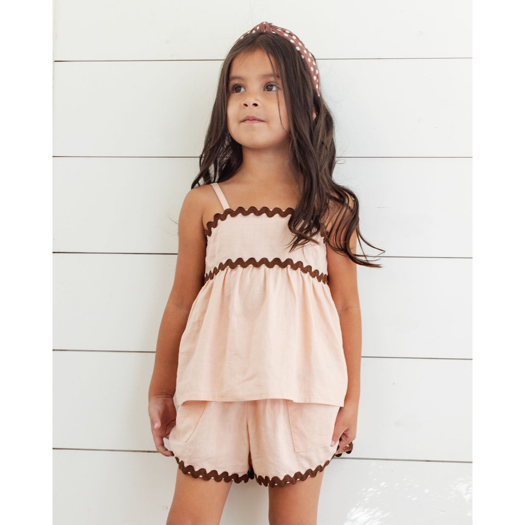 RYLEE + CRU Ric Rac Set || Chocolate + Blush