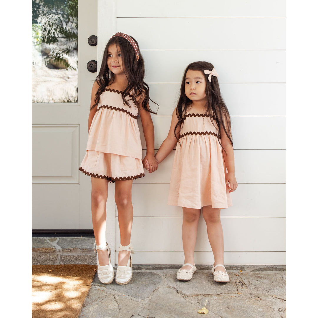 RYLEE + CRU Ric Rac Set || Chocolate + Blush