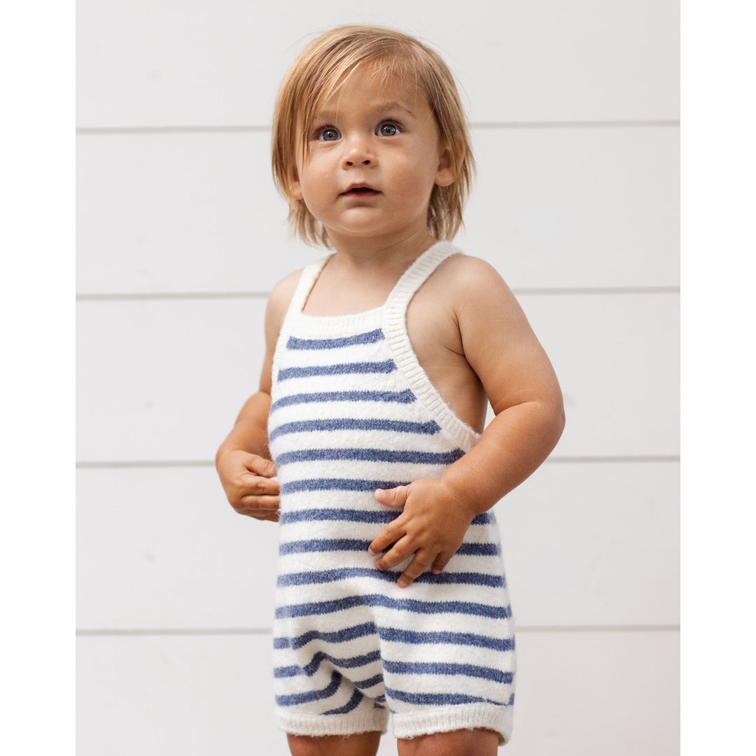 Fisher Romper || Maritime Stripe