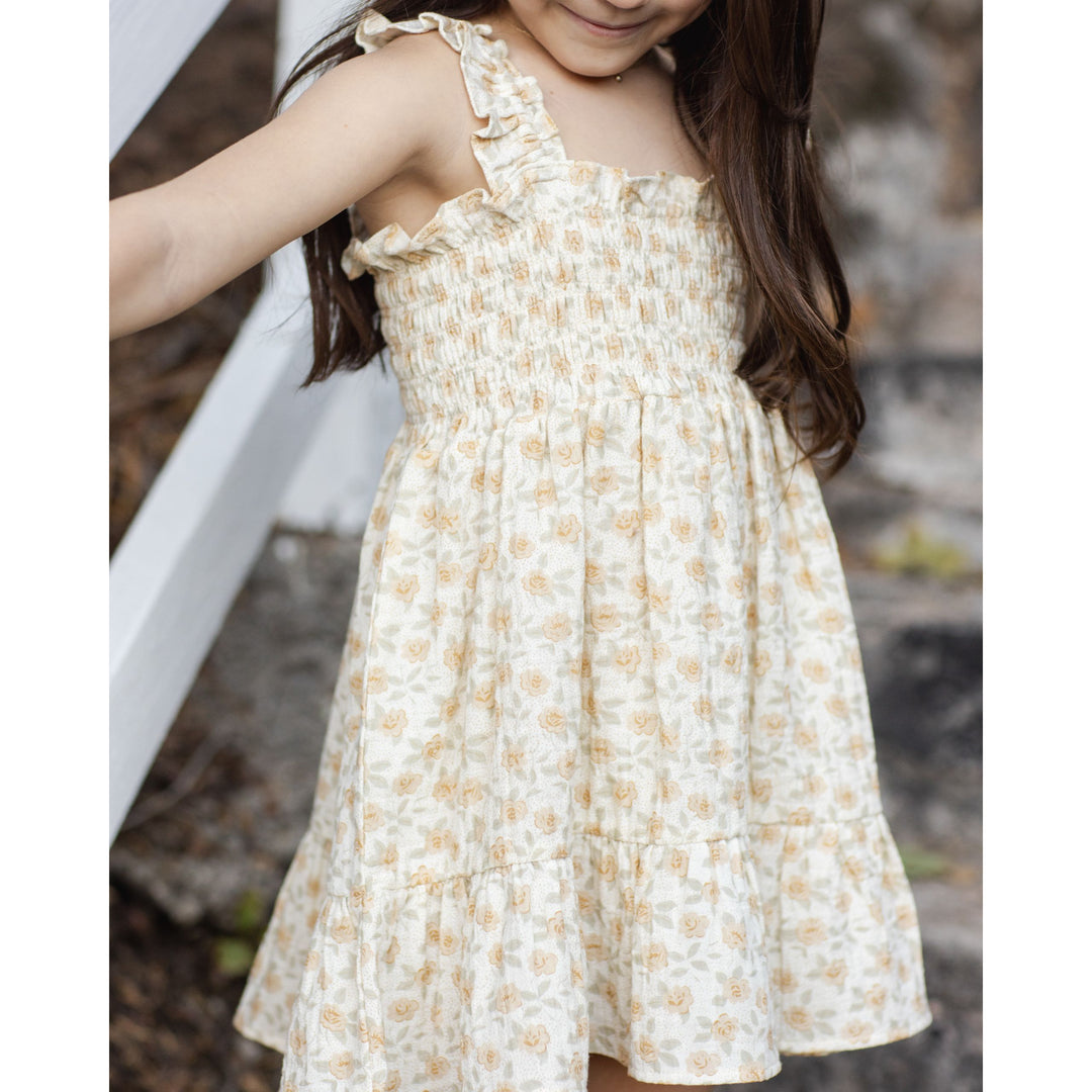 RYLEE + CRU Sutton Dress || Yellow Floral