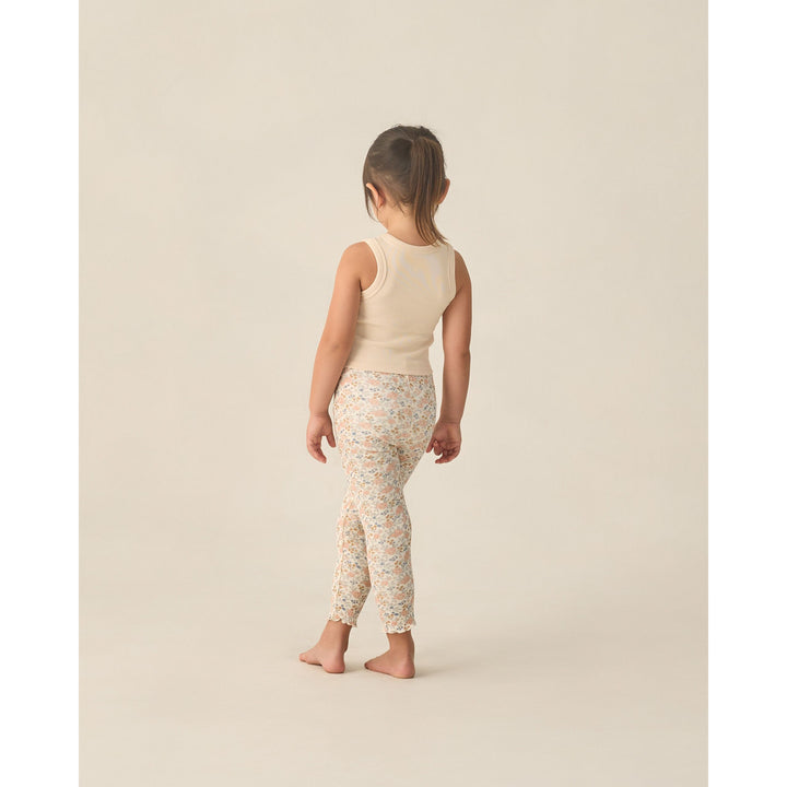 Ribbed Legging Set || Flower Field, Heathered Blush