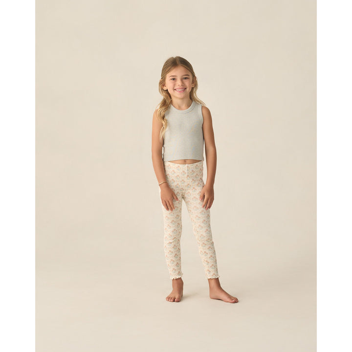 Ribbed Legging Set || Blossom, Heathered Seafoam