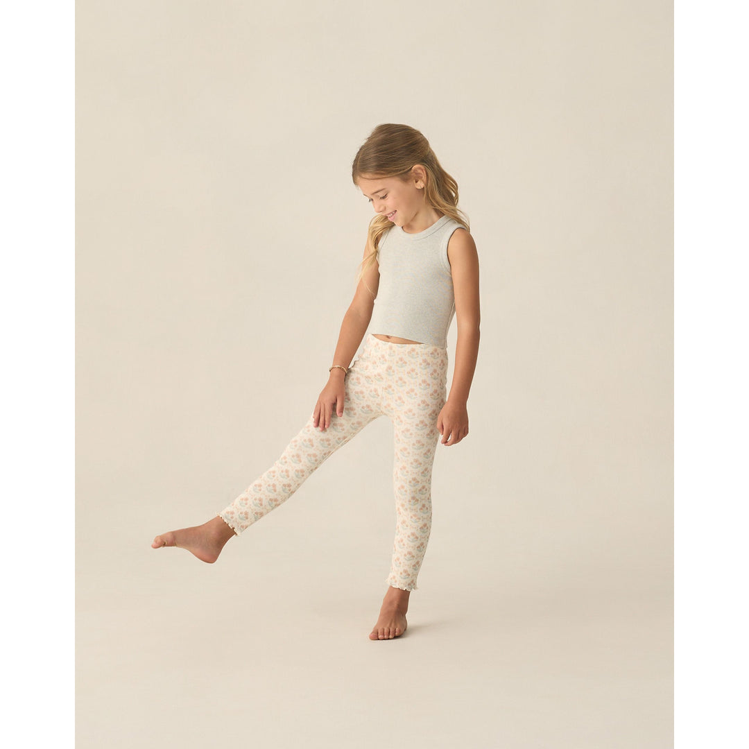 Ribbed Legging Set || Blossom, Heathered Seafoam