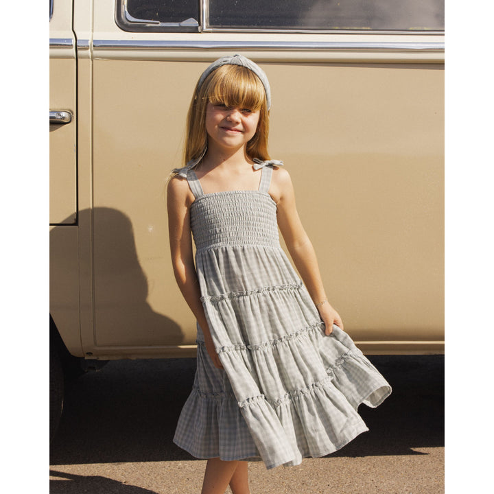 Taylor Dress || Green Gingham