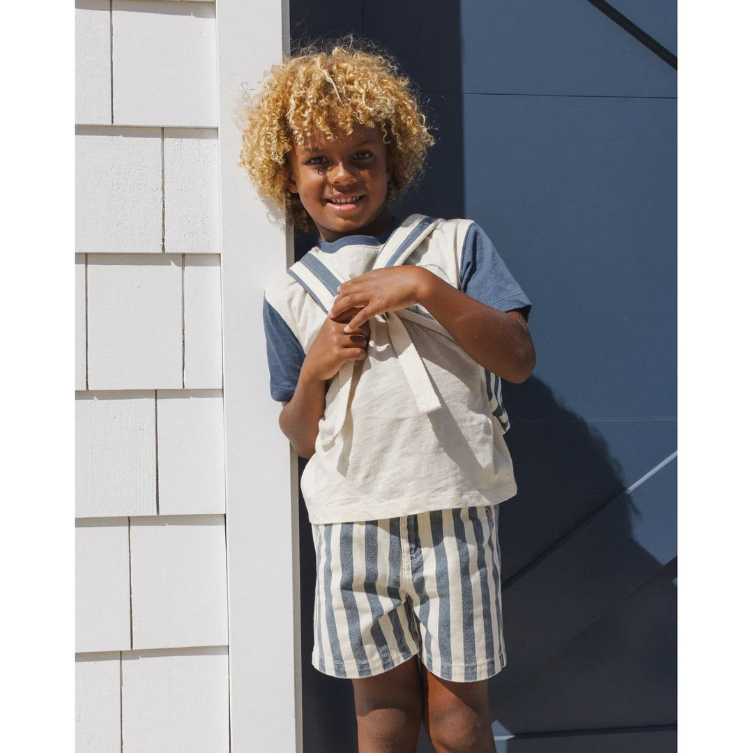 Dawson Short Navy Stripe