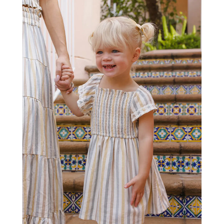 Lindsay Dress Valencia Stripe