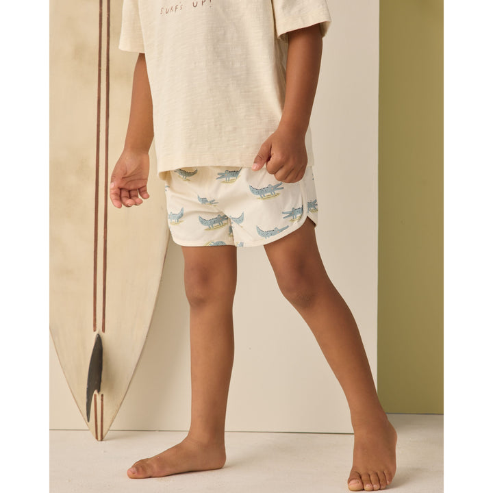RYLEE + CRU Swim Trunk || Alligators