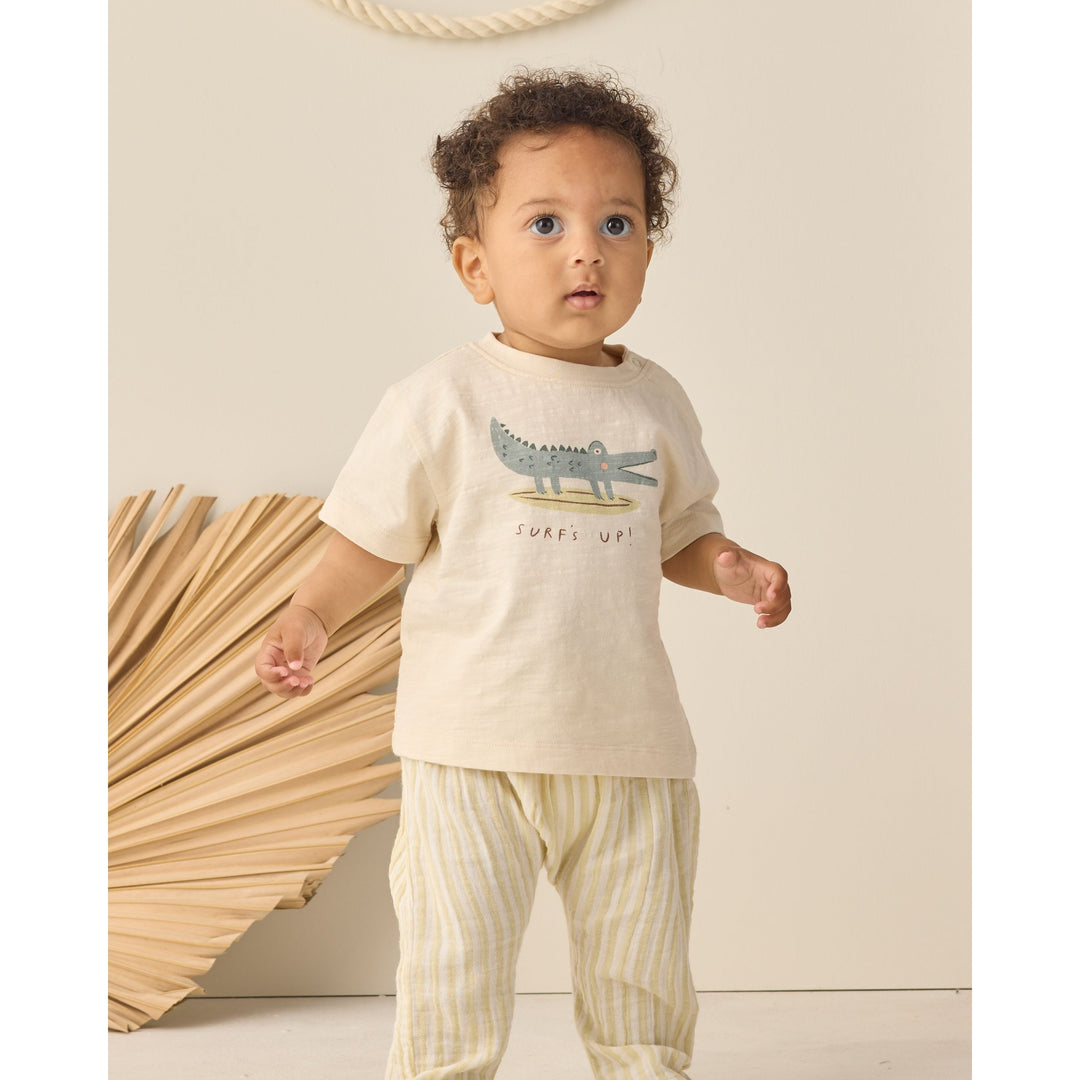 Rowan Pant || Citron Stripe