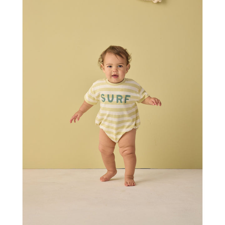 RYLEE + CRU Relaxed Bubble Romper || Surf
