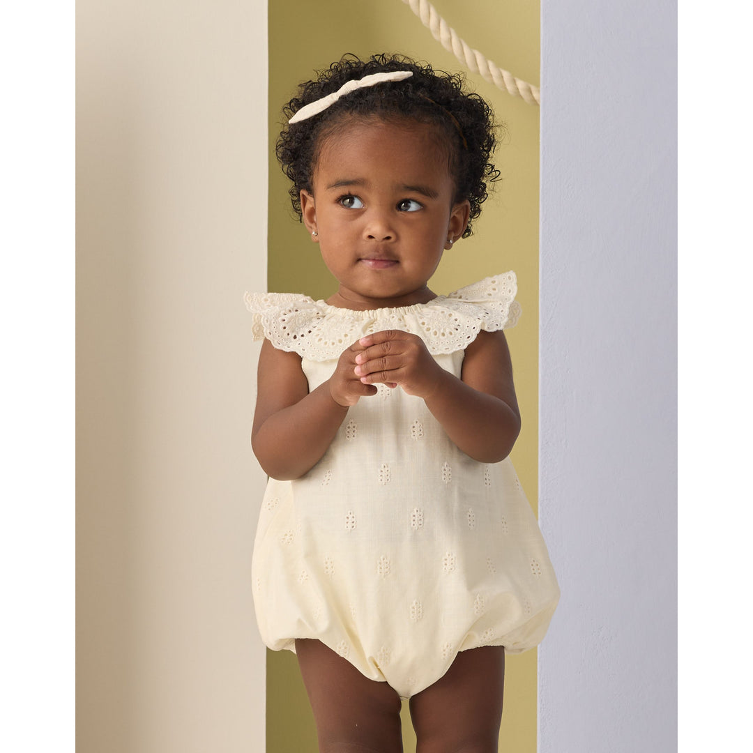 Myla Romper || Ivory