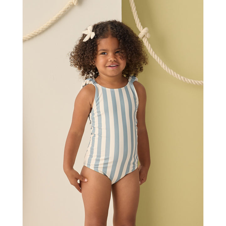 Scrunch One-Piece Green Stripe
