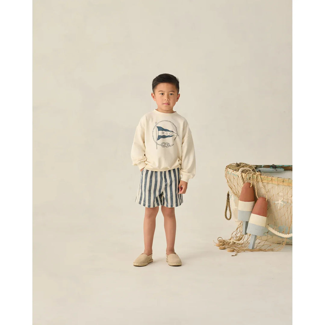 Dawson Short Navy Stripe