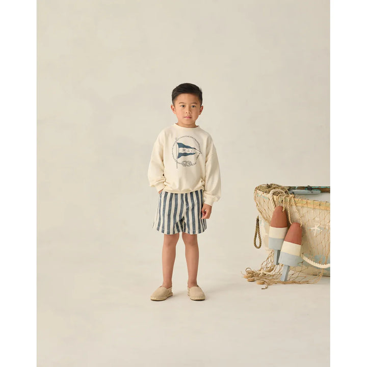 Dawson Short Navy Stripe