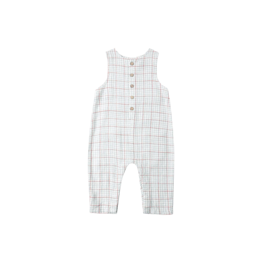 Checkered romper on a white background
