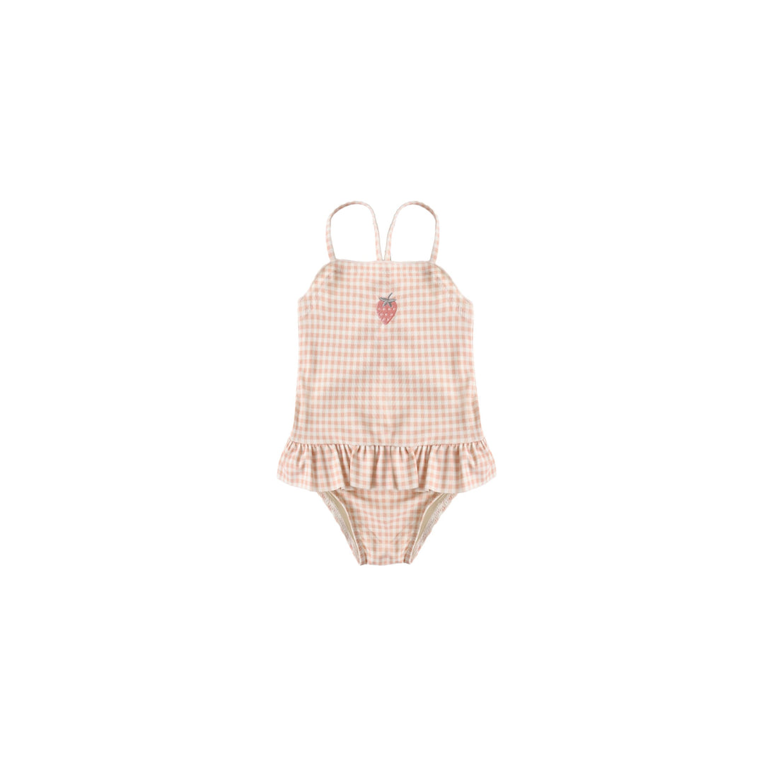 Tori Skirted One-Piece Petal Gingham