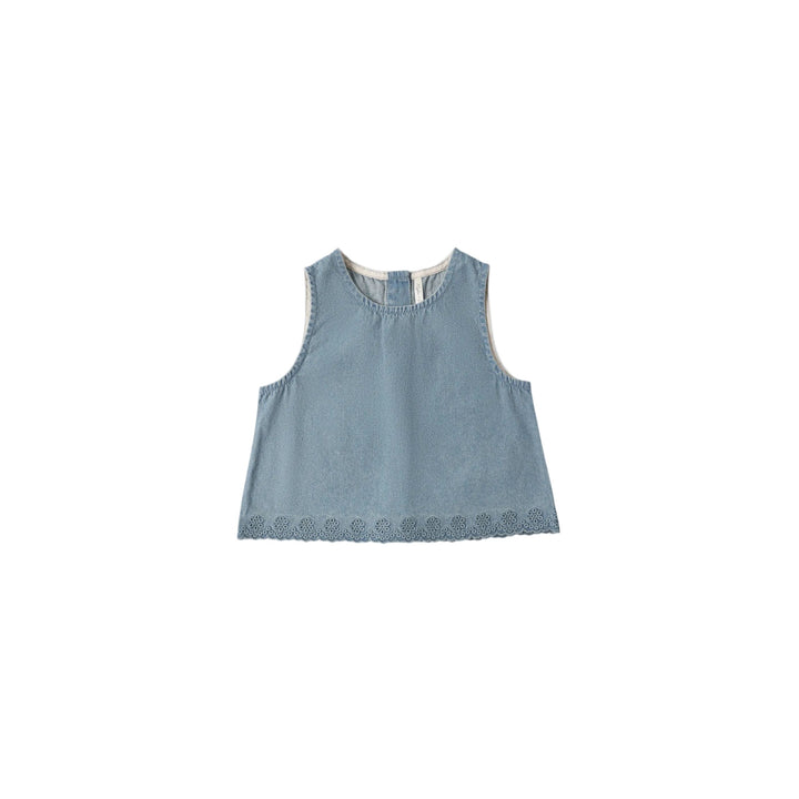 Aaron Top || Washed Blue