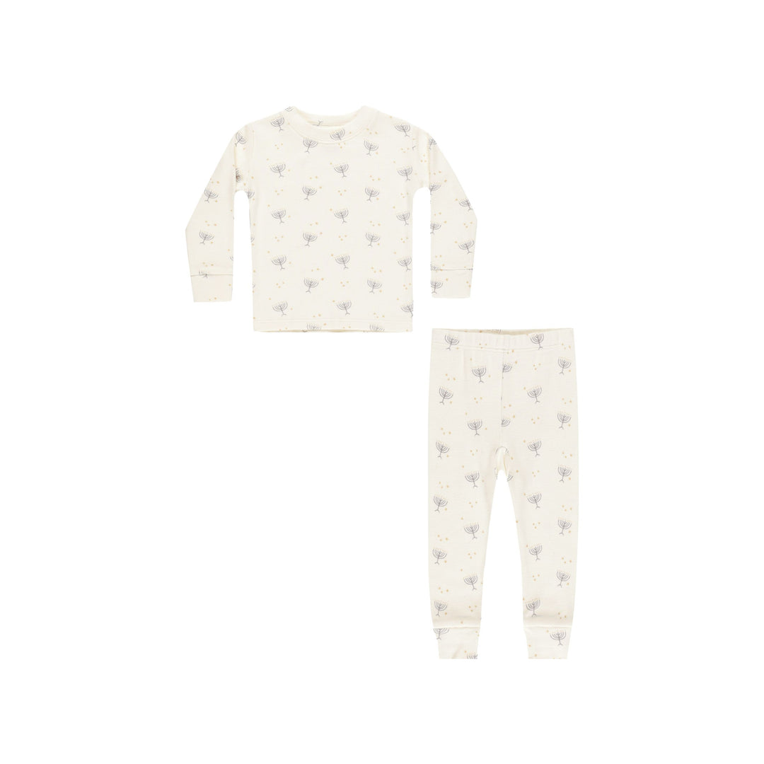 RYLEE + CRU Organic Long Sleeve Pajama Set || Hanukkah