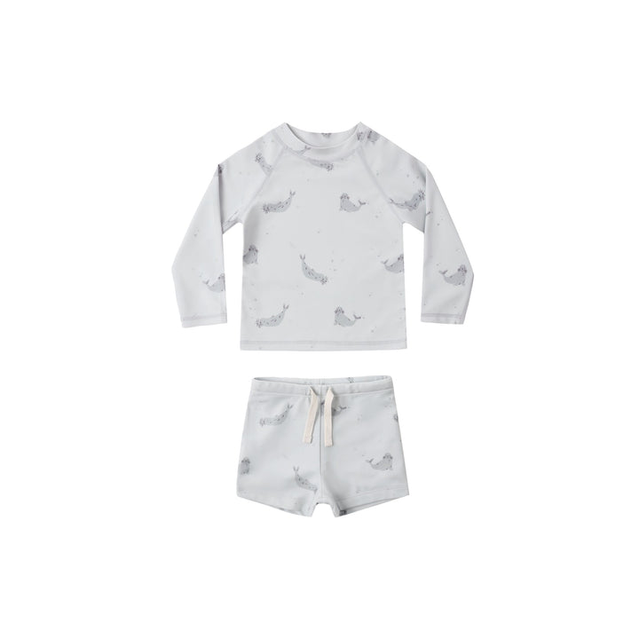 Boys Rashguard Set Seals