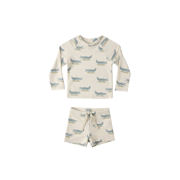 Boys Rashguard Set || Alligators