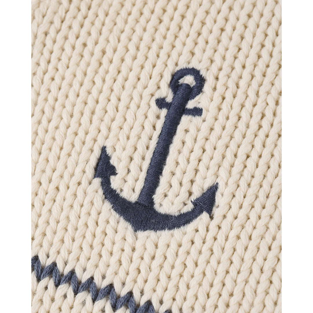 RYLEE + CRU Shawl Cardigan || Natural &amp; Marine