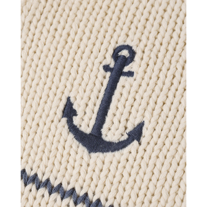 RYLEE + CRU Shawl Cardigan || Natural &amp; Marine