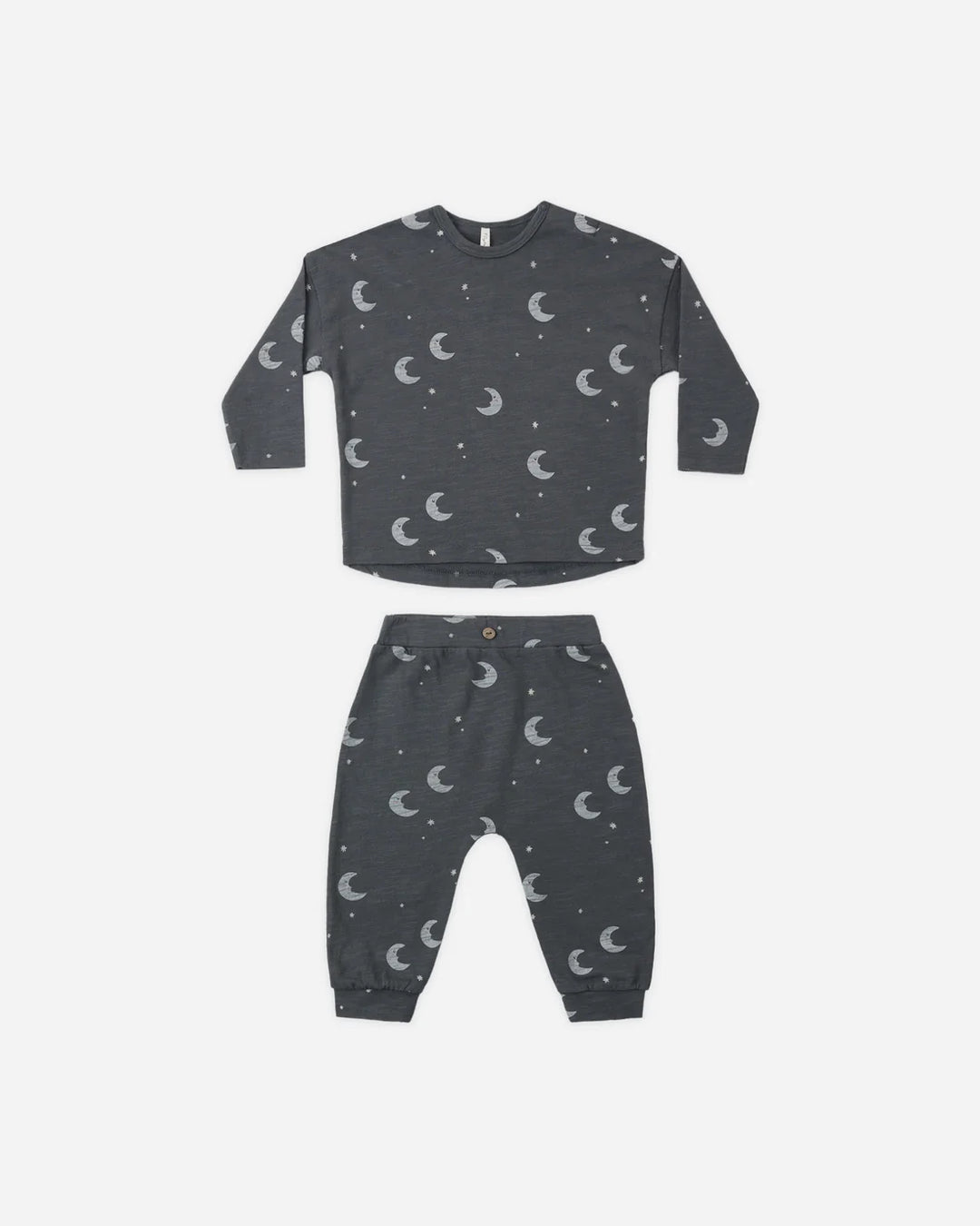 Long Sleeve Tee + Pant Set Moons