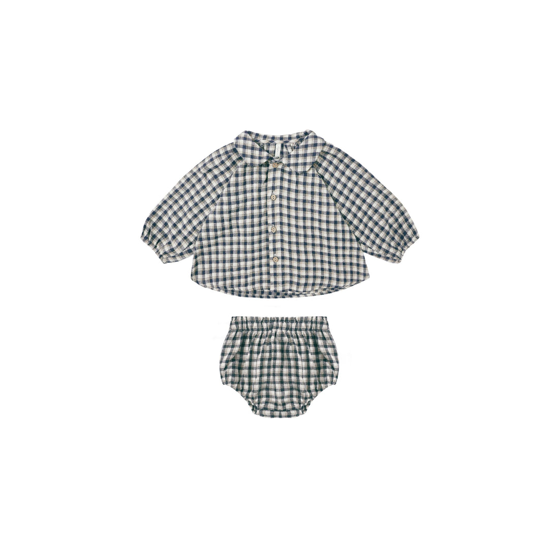RYLEE + CRU Nellie Set || Navy Check