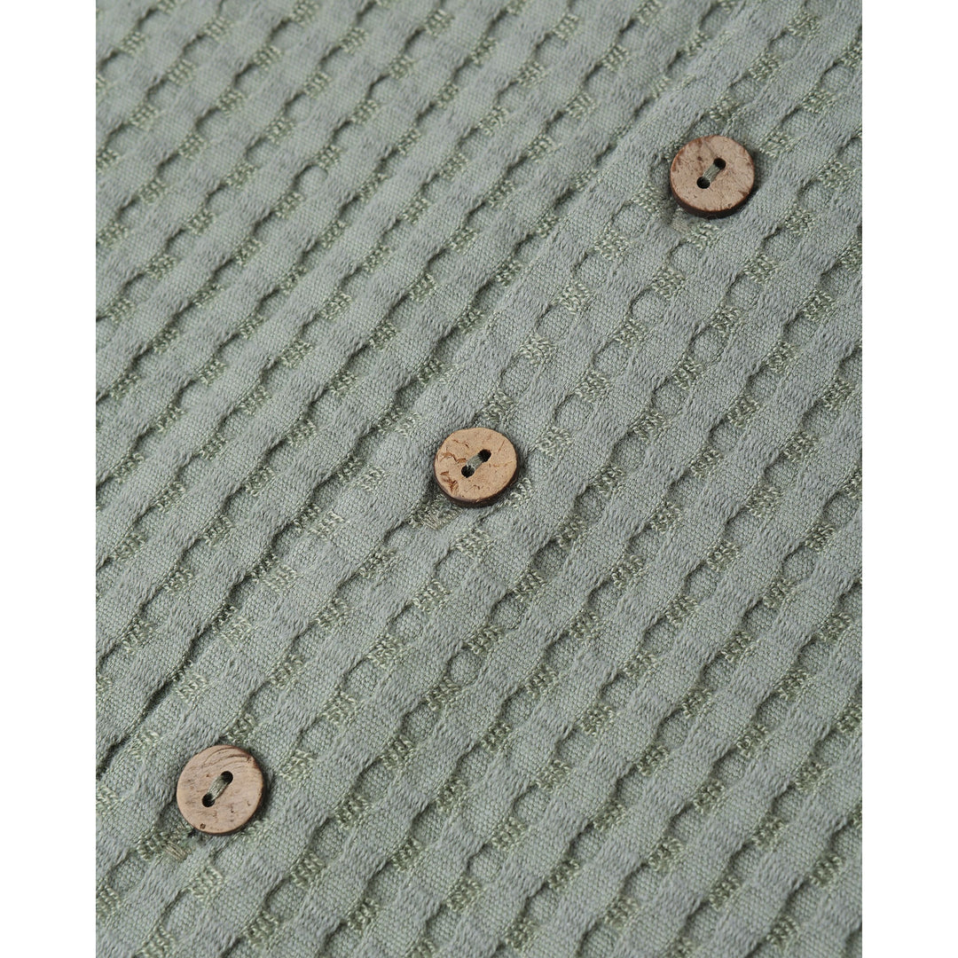 RYLEE + CRU Lapel Collar Shirt || Sea Green