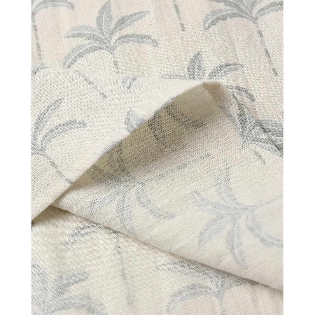 Lapel Collar Shirt Palm Trees