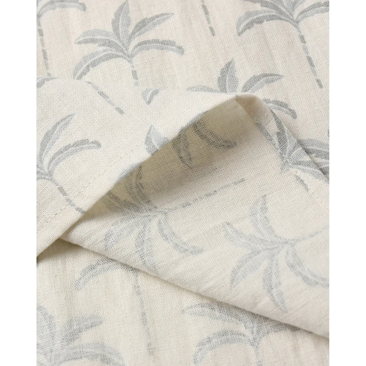Lapel Collar Shirt Palm Trees
