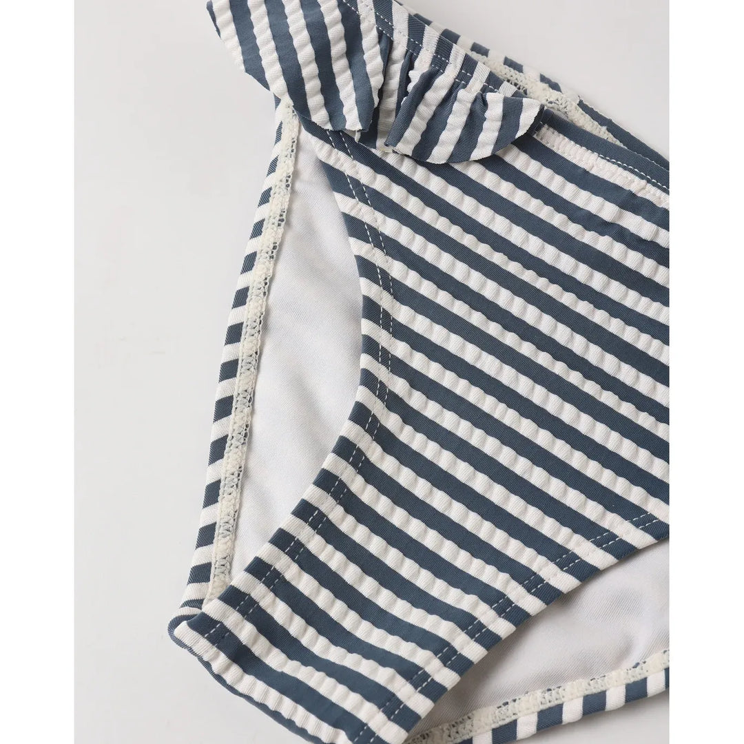 Maryn Rashguard Set Navy Stripe