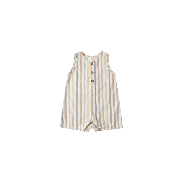 Mavrick Romper Valencia Stripe