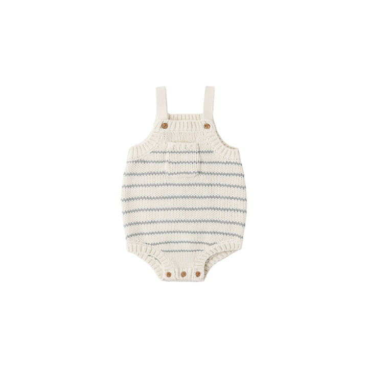 RYLEE + CRU Sea Green Stripe Ashton Knit Romper