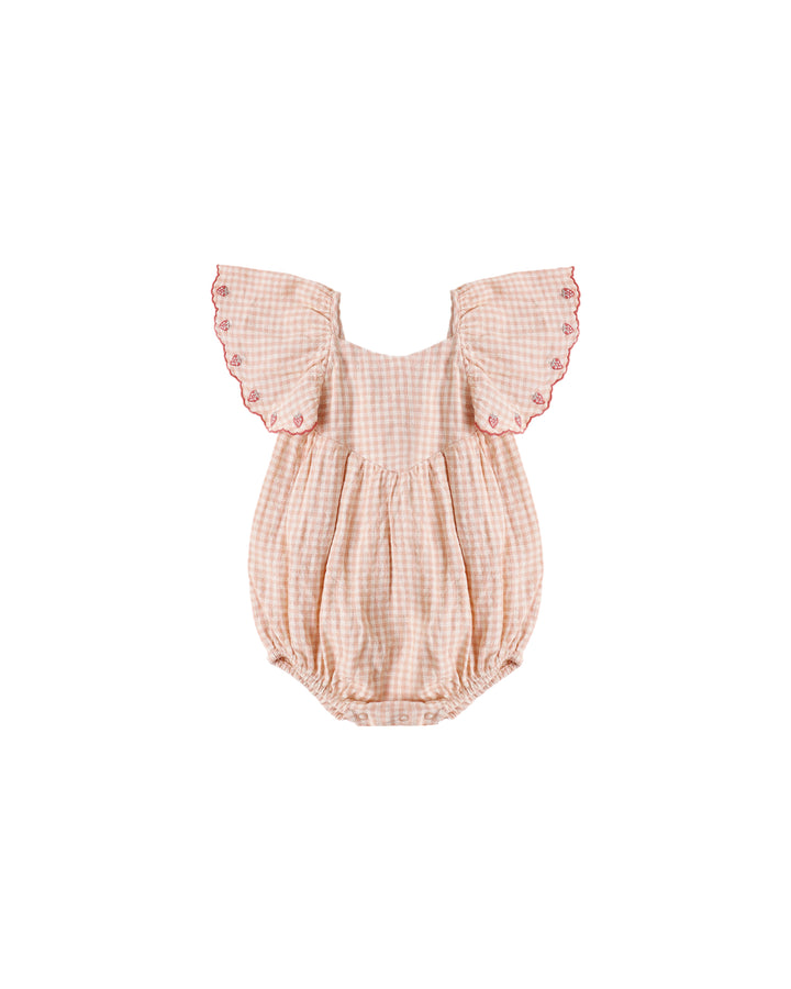 Roxy Romper Petal Gingham