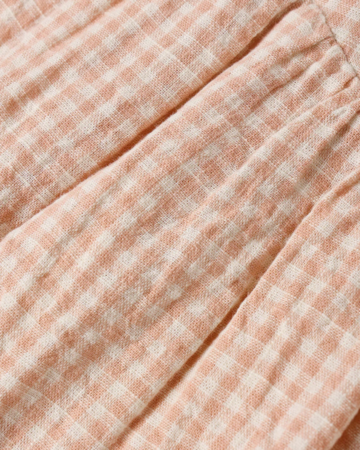 Roxy Romper Petal Gingham