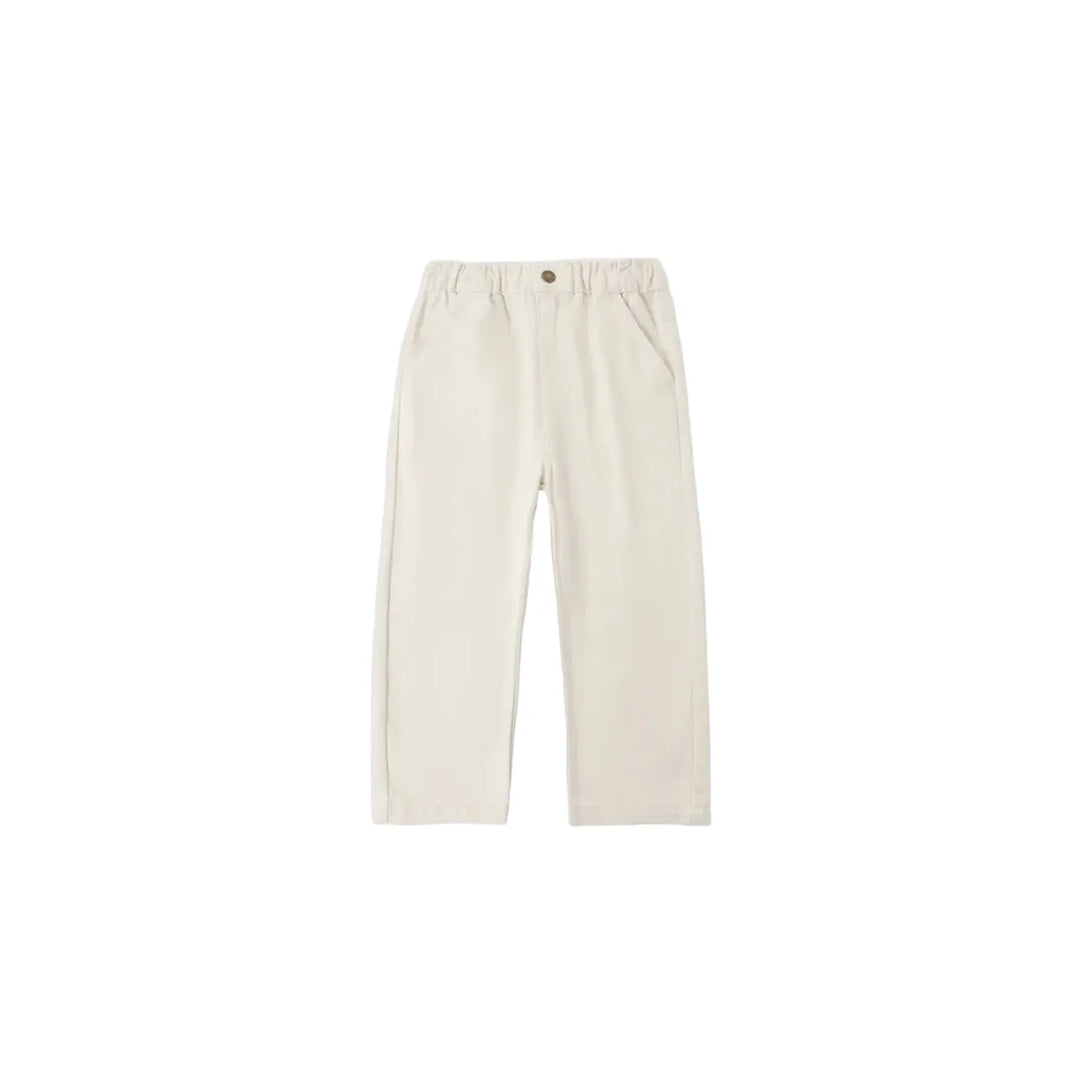 Beige pants on a white background