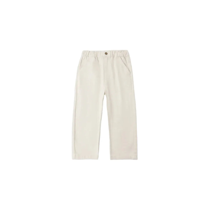 Beige pants on a white background