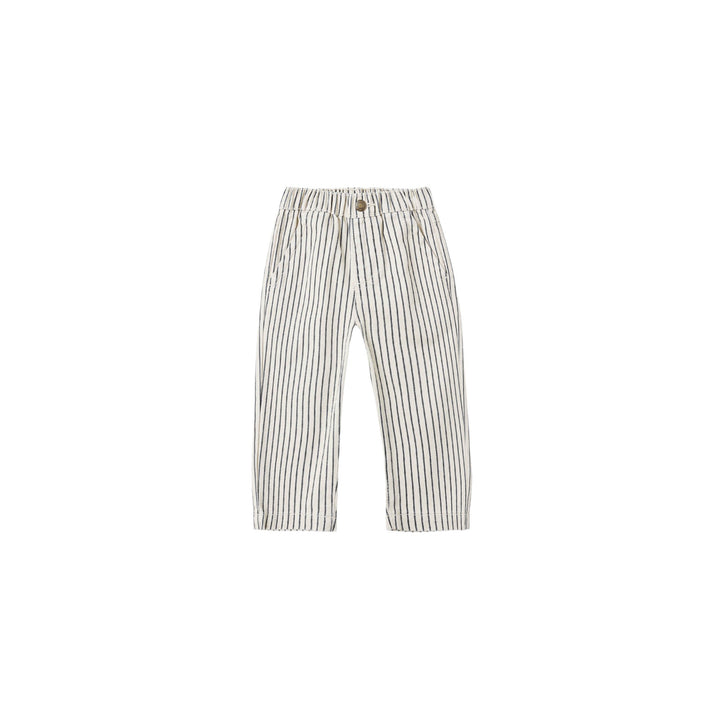 RYLEE + CRU Baggy Pant || Navy Pinstripe