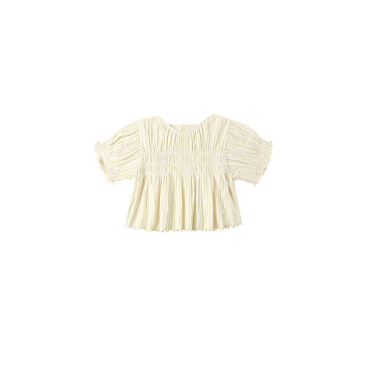 Colette Top || Citron Stripe