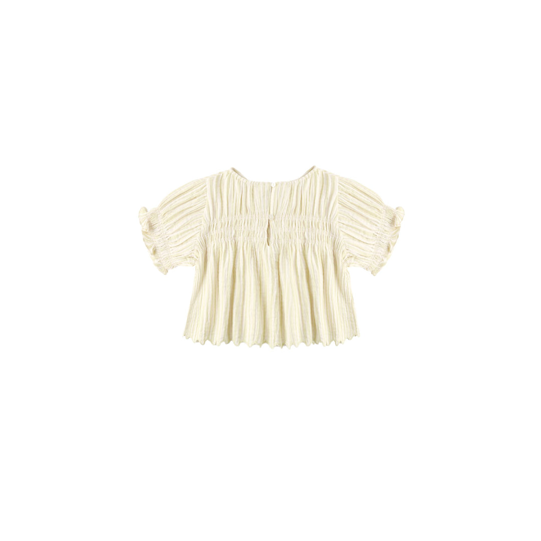 Colette Top || Citron Stripe