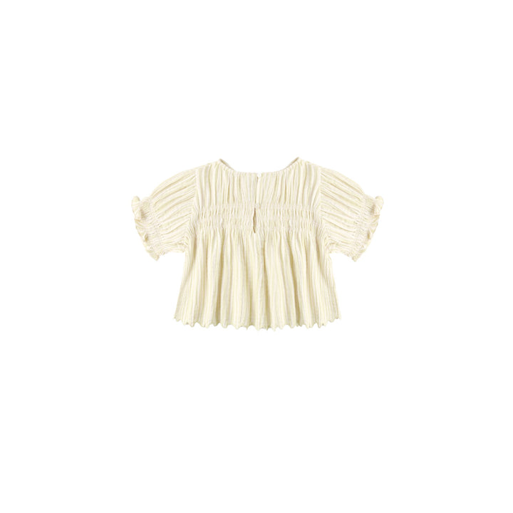 Colette Top || Citron Stripe